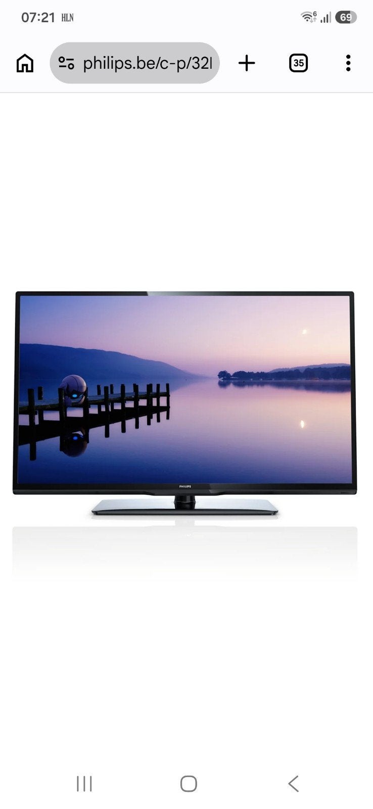 Ik zoek een voetsteun voor PHILIPS TV 32 PFL 3078K/12, Ophalen