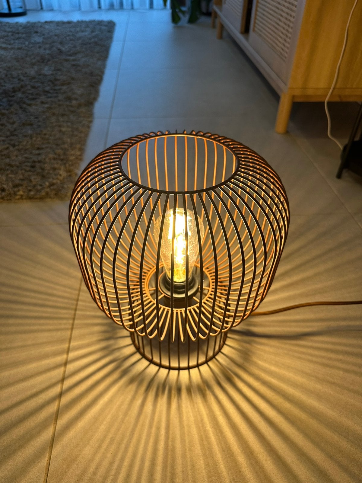 Nachtlamp, Comme neuf, Enlèvement, E27 (grand), Industriel