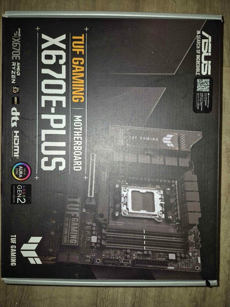 ASUS TUF GAMING X670E-PLUS Moederbord, Informatique & Logiciels, Cartes mères, Comme neuf, Enlèvement, ATX, DDR5