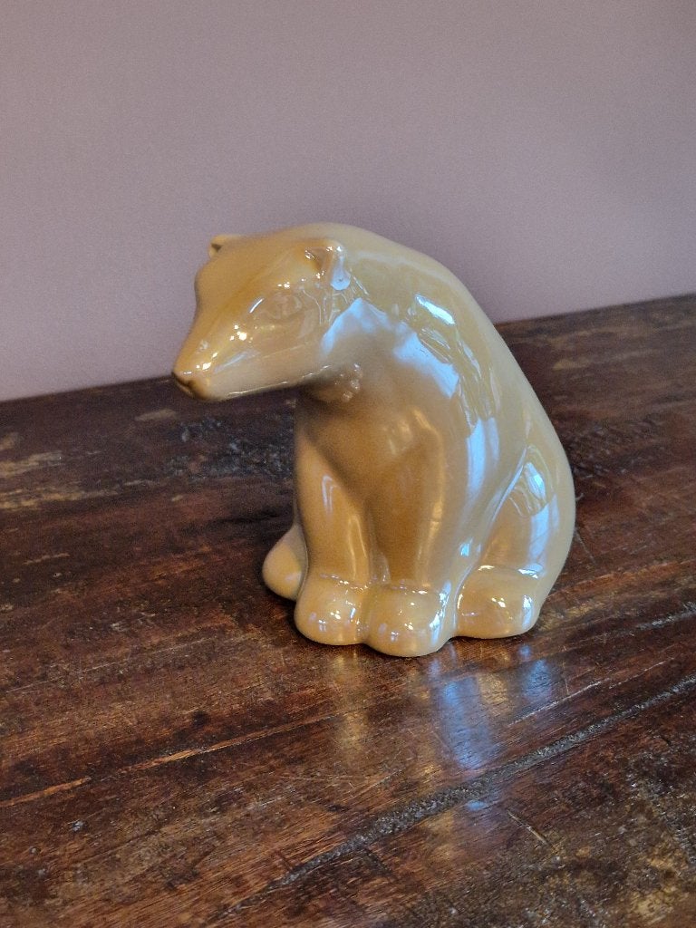 Lladro "Zittende ijsbeer" Bruin #1206, Ophalen of Verzenden