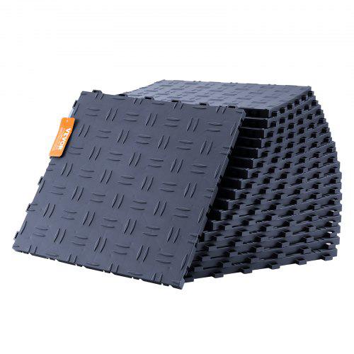 Dalles de sol garage VEVOR – Neuves – 14 m², Enlèvement, Comme neuf, Gris