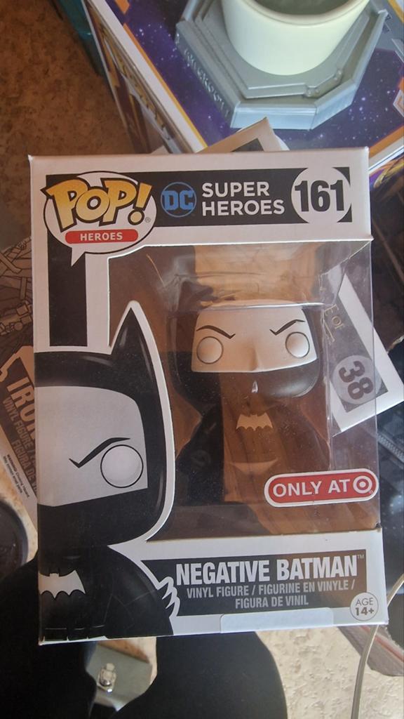 Funko Pop Super Heroes 161 Negative Batman Édition limitée, Enlèvement ou Envoi