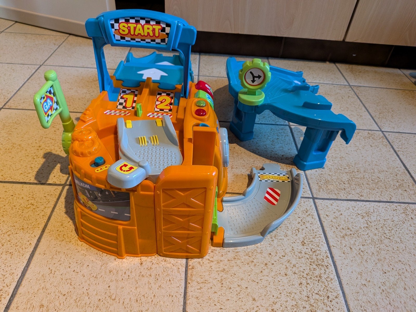 VTech Toet Toet Auto's Racebaan/ Race & Stunt-speelset., Kinderen en Baby's, Speelgoed | Vtech, Ophalen