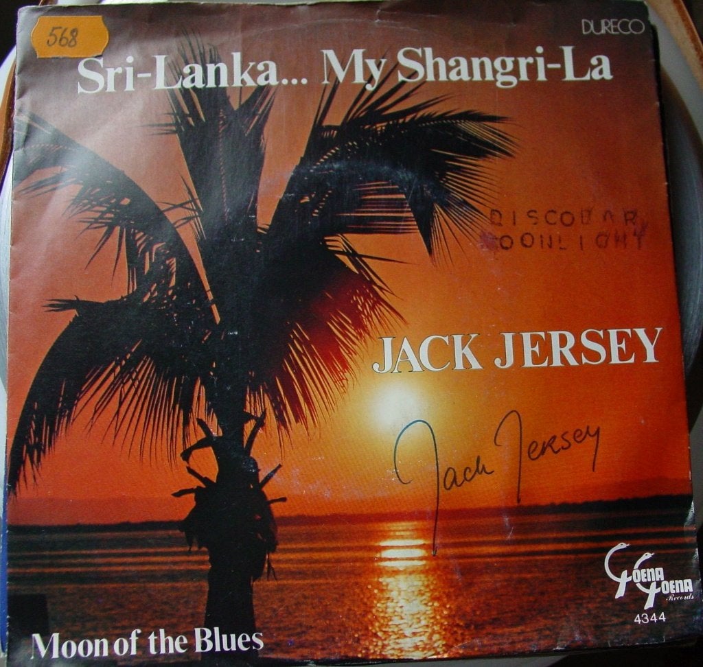 45T 7INCH VINYL SINGLE JACK JERSEY, Enlèvement ou Envoi
