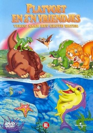 Platvoet 9: Terug naar het Grote Water (2002) Dvd, Cd's en Dvd's, Gebruikt, Tekenfilm, Ophalen of Verzenden, Alle leeftijden
