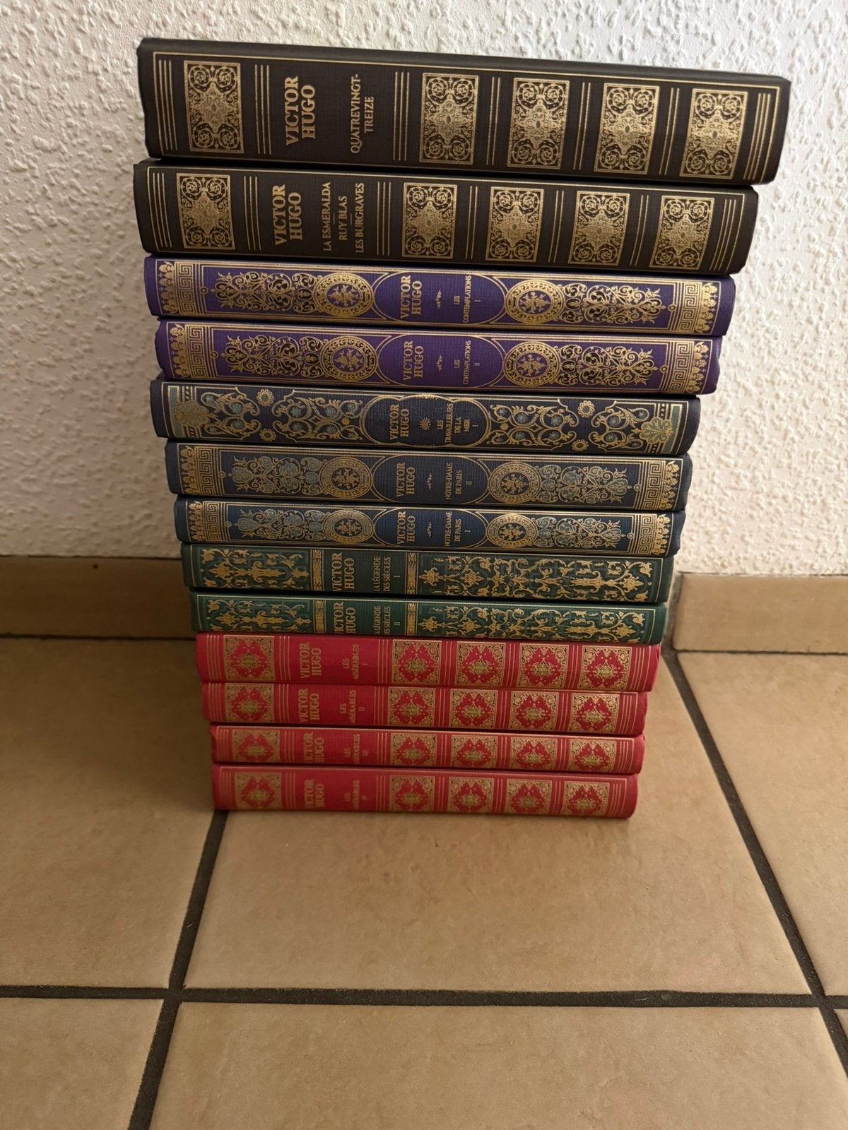 Victor Hugo luxeboeken13 delenPrachtige decoratievecollectie, Boeken, Ophalen, Zo goed als nieuw, Victor hugo