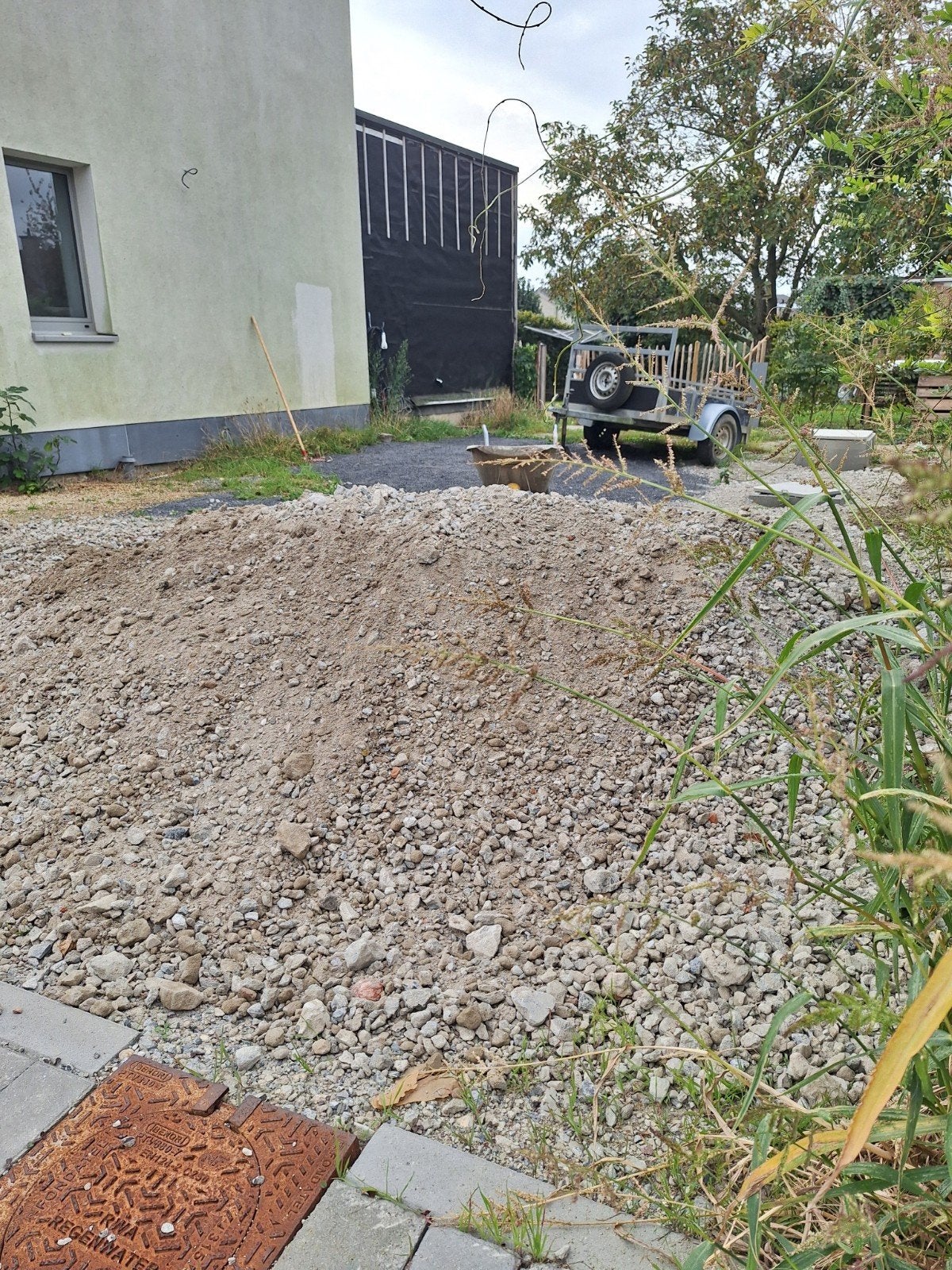 gratis betonpuin, Enlèvement