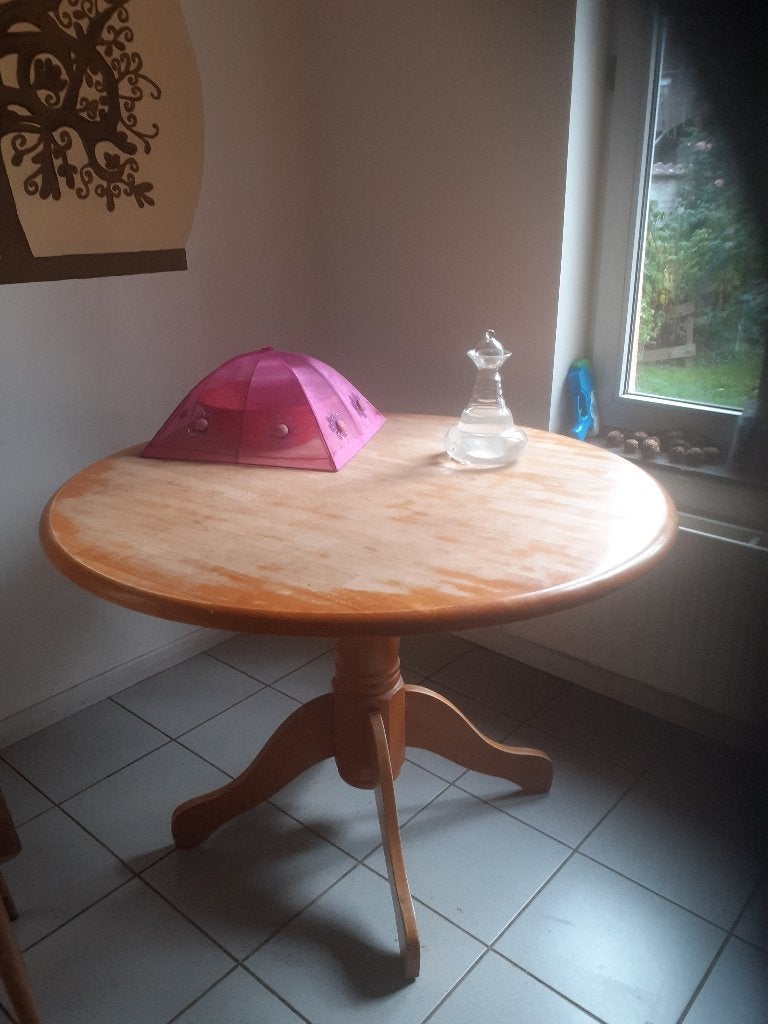 table ronde pour salle a manger, Maison & Meubles, 100 à 150 cm, Rond, 100 à 150 cm, Enlèvement