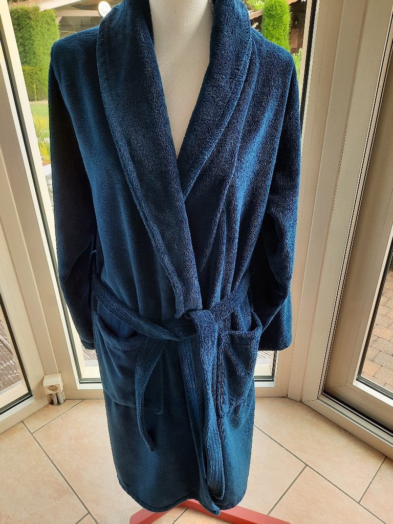 Mooie badjas ROYAL TOUCH - M/L, Kleding | Dames, Ondergoed en Lingerie, Royal Touch, Verzenden, Blauw, Badjas