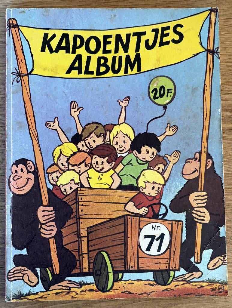 Kapoentjes Album 71 - 1e druk (1965) Strip, Livres, BD, Utilisé, Une BD, Enlèvement ou Envoi