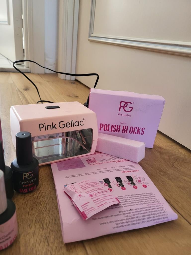 Pink gellac set met 4 kleuren, Handtassen en Accessoires, Ophalen