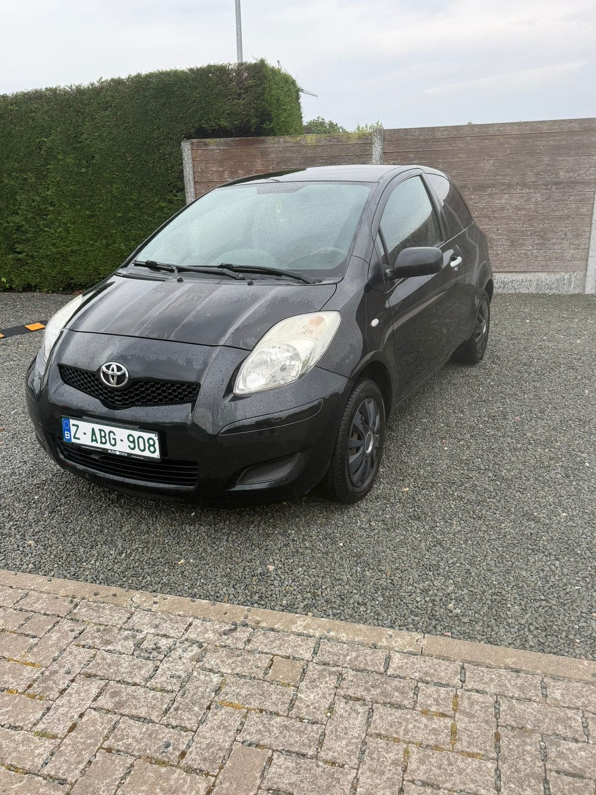 Toyota Yaris 2009 EURO4 benzine, Auto's, Voorwielaandrijving, 980 kg, Zwart, Particulier