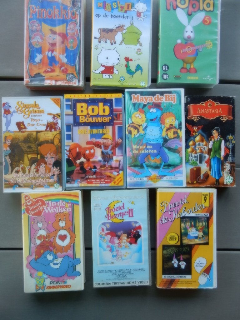 Vhs : allerlei kinderfilms op vhs, Cd's en Dvd's, Ophalen of Verzenden, Zo goed als nieuw, Kinderprogramma of -film, VHS