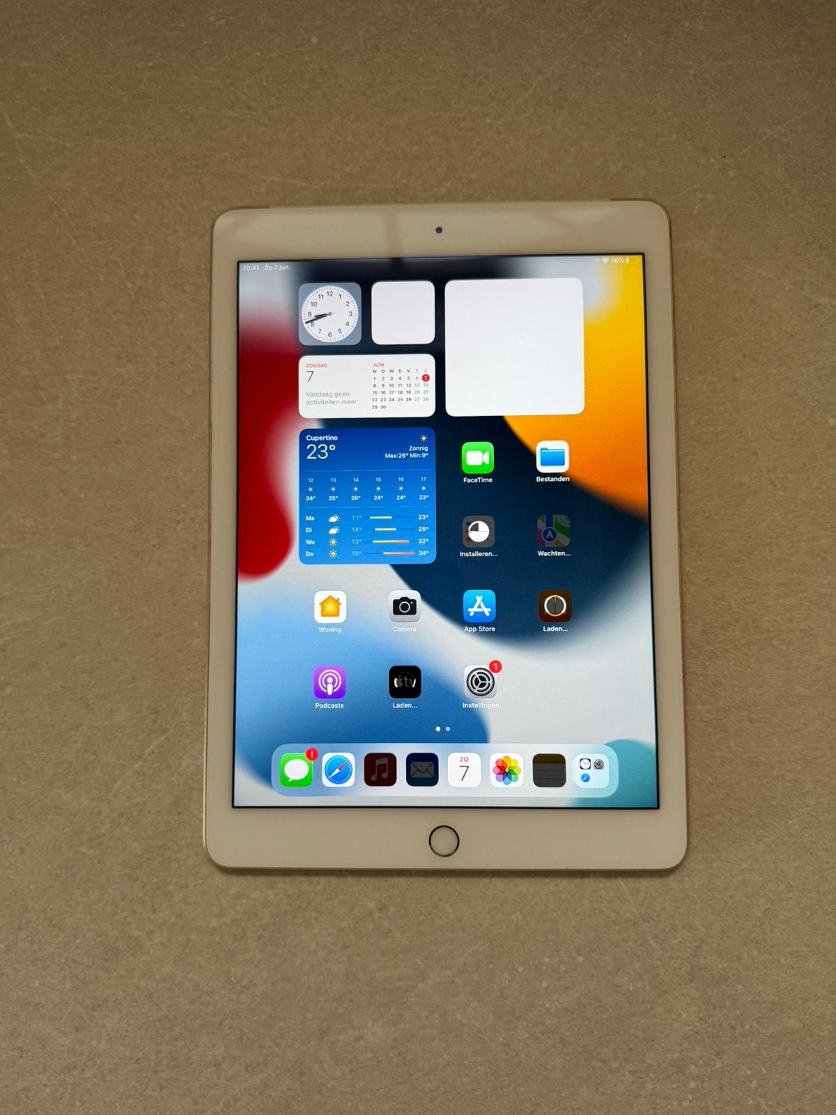 Apple iPad Air 2 Rose Gold 16GB, Computers en Software, Apple iPads, Verzenden, Zo goed als nieuw, Apple iPad