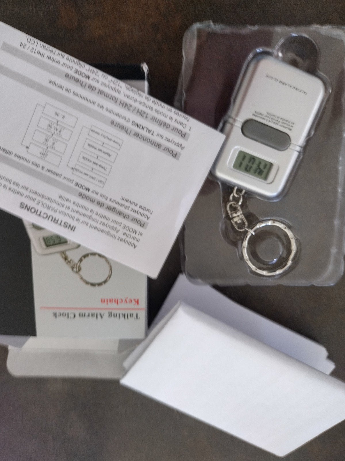 Wekker voor slechtzienden, Handtassen en Accessoires, Horloges | Dames, Ophalen of Verzenden, Zo goed als nieuw, Zakhorloge