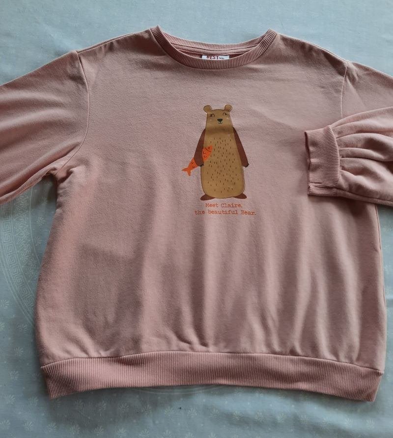 BESTies Sweater Maat 122 wit – Koala beertje, Ophalen of Verzenden, Zo goed als nieuw, Meisje, Overige typen
