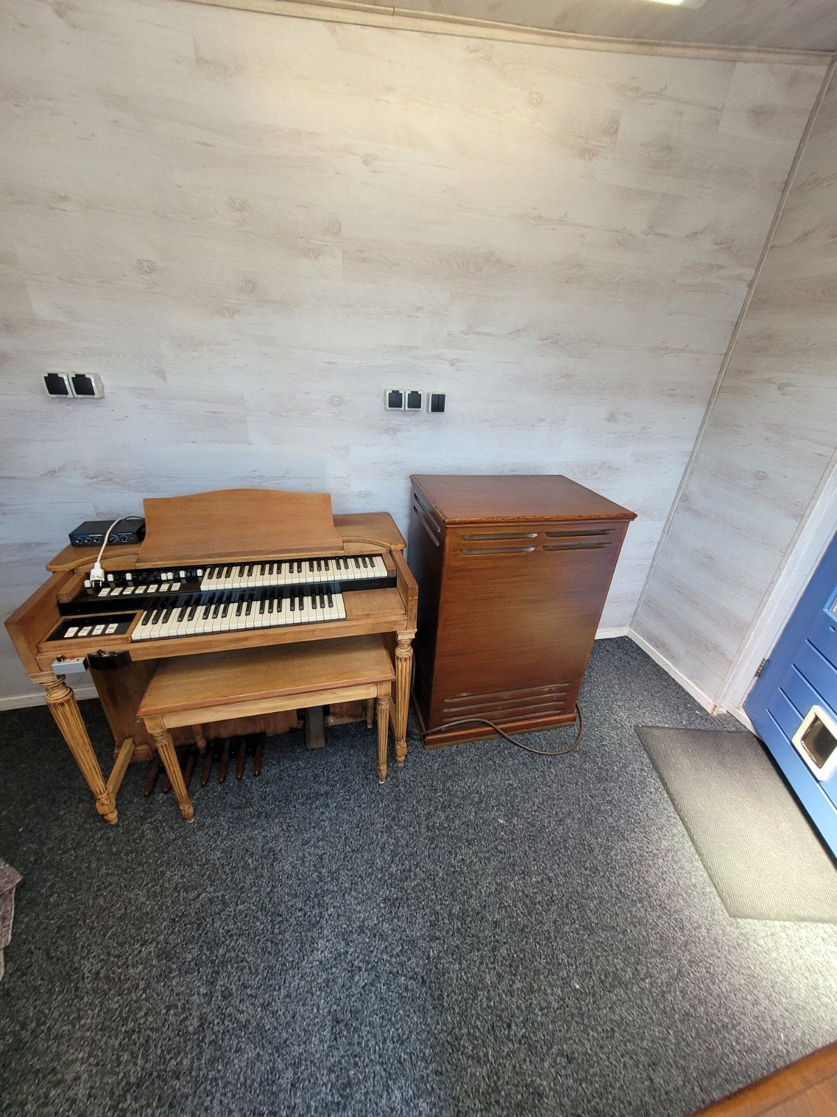 Hammond M3 met leslie 147 en reverb., Muziek en Instrumenten, Orgels, Ophalen of Verzenden
