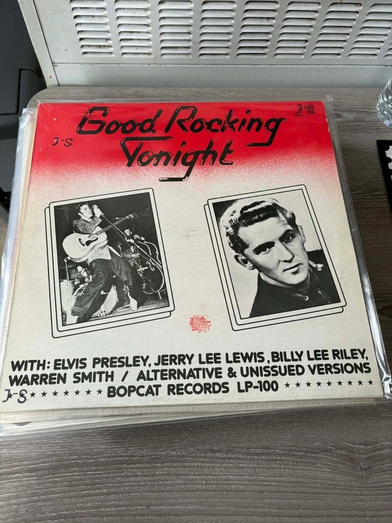 Elvis lp, Good rocking tonight, van Bopcatlabel., CD & DVD, Vinyles | Rock, Enlèvement ou Envoi, Rock 'n' roll, Utilisé, Housse de protection extérieure