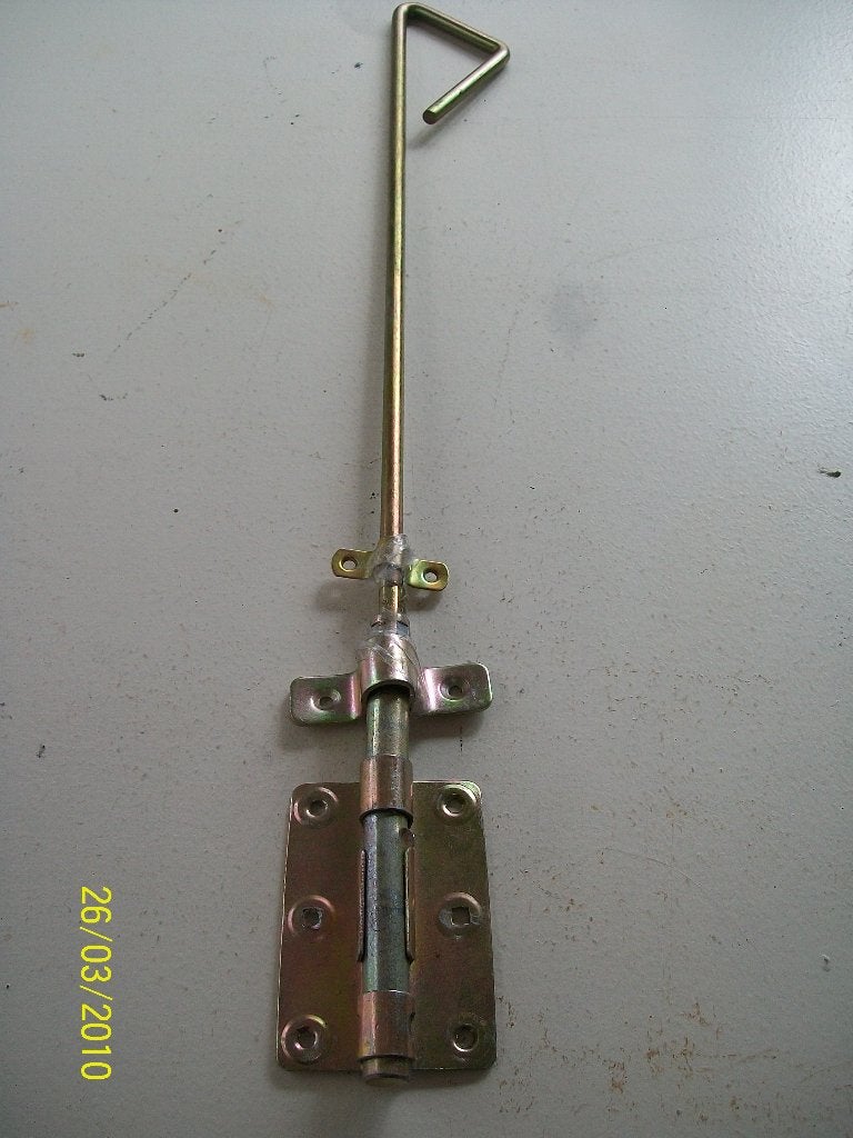Verrou pour porte complet (avec les guides)., Bricolage & Construction, Enlèvement, Comme neuf