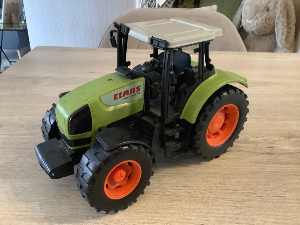 Plastic speelgoed tractor Claas (15x24 cm), Kinderen en Baby's, Ophalen of Verzenden, Zo goed als nieuw