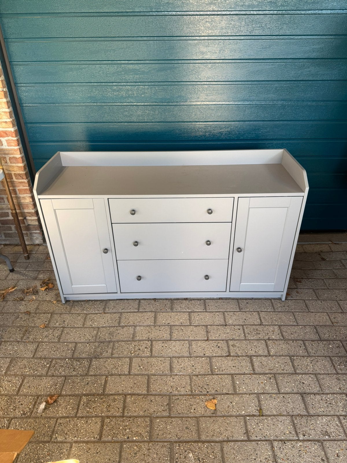 Geijze Ikea dressoir kast, Huis en Inrichting, Ophalen, Zo goed als nieuw