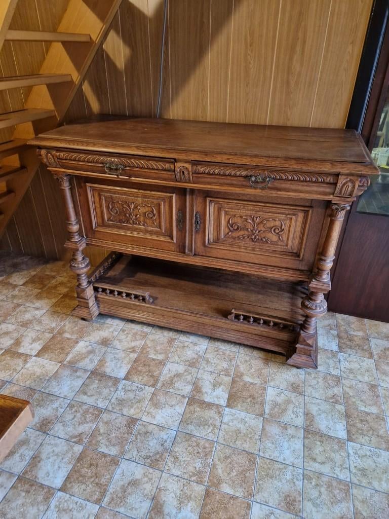 Antieke dressoir, Ophalen, Gebruikt, 100 tot 150 cm, 100 tot 150 cm