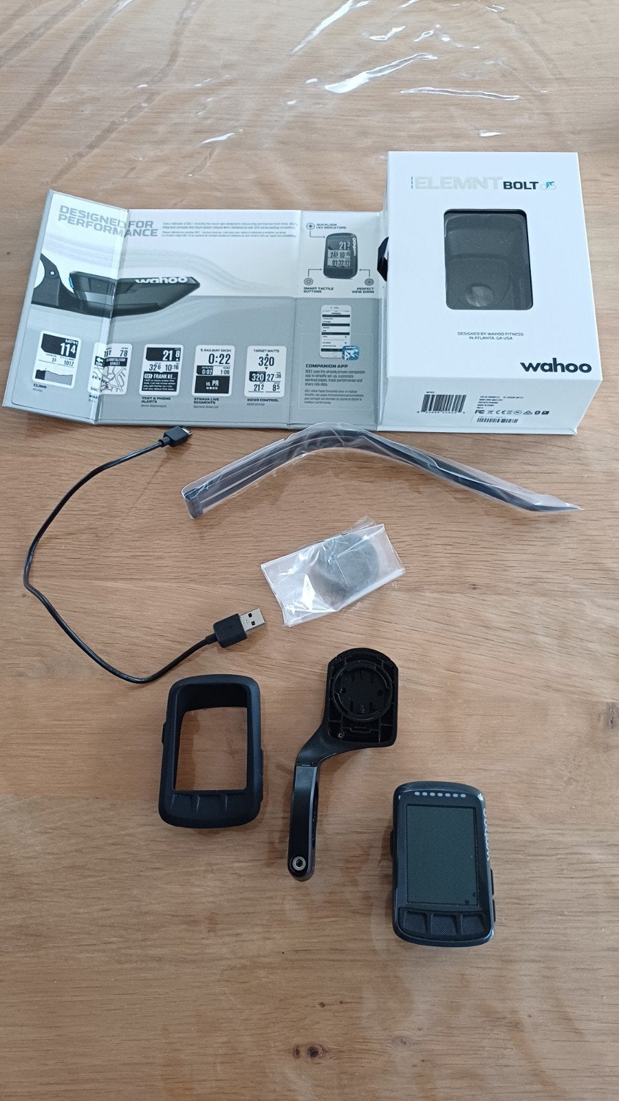 Wahoo Elemnt Bolt v1 GPS Fietscomputer Navigatie, Fietsen en Brommers, Verzenden, GPS, Gebruikt