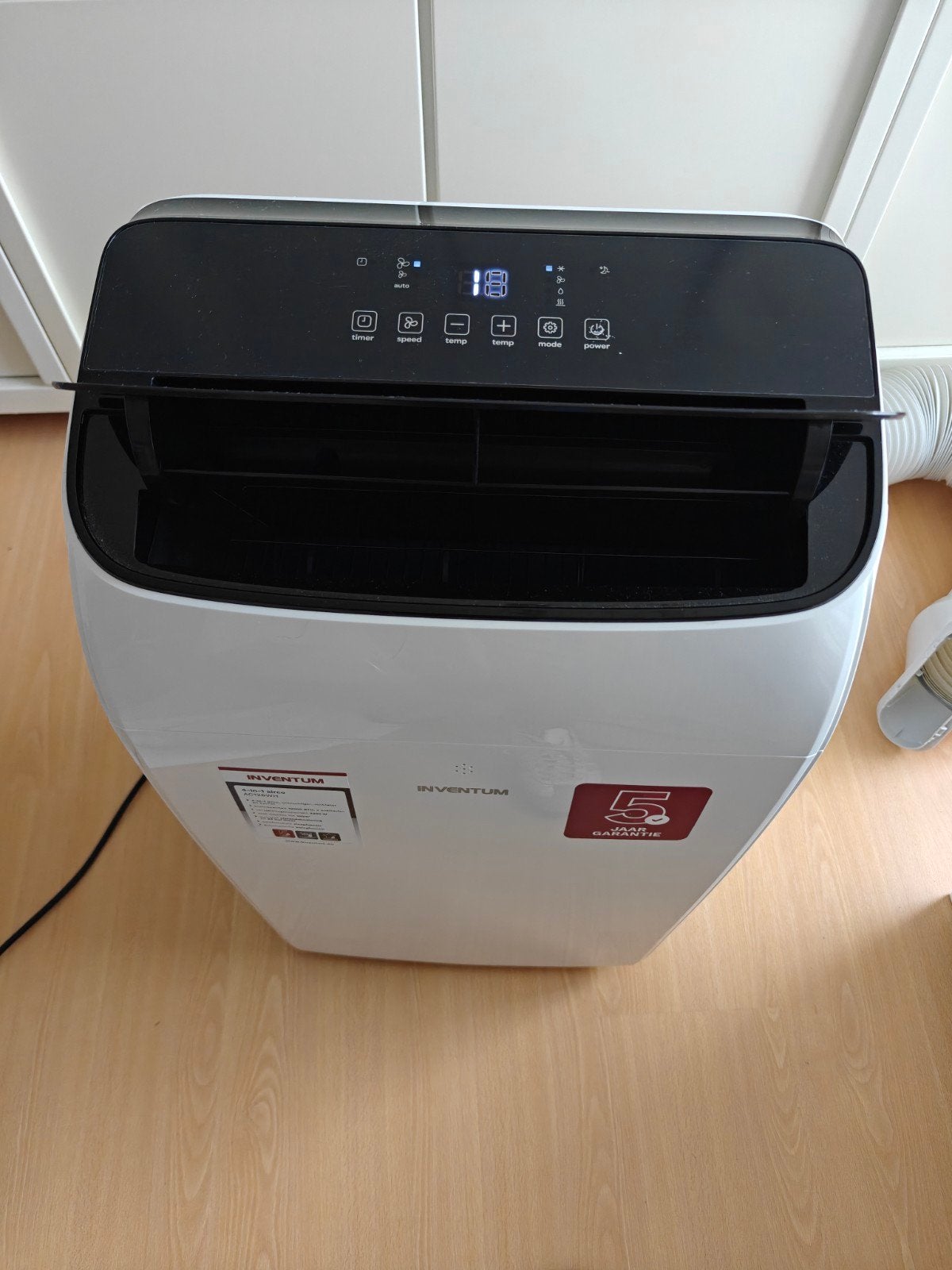 Nieuwe verplaatsbare airco, Inventum, 12000 BTU, tot 105 kub, Enlèvement, Comme neuf, Chauffage