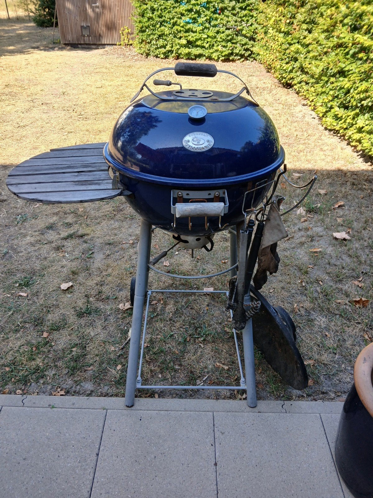 GRATIS BBQ OUTDOOR CHEF, Tuin en Terras, Ophalen, Gebruikt, European outdourchef, Met accessoires