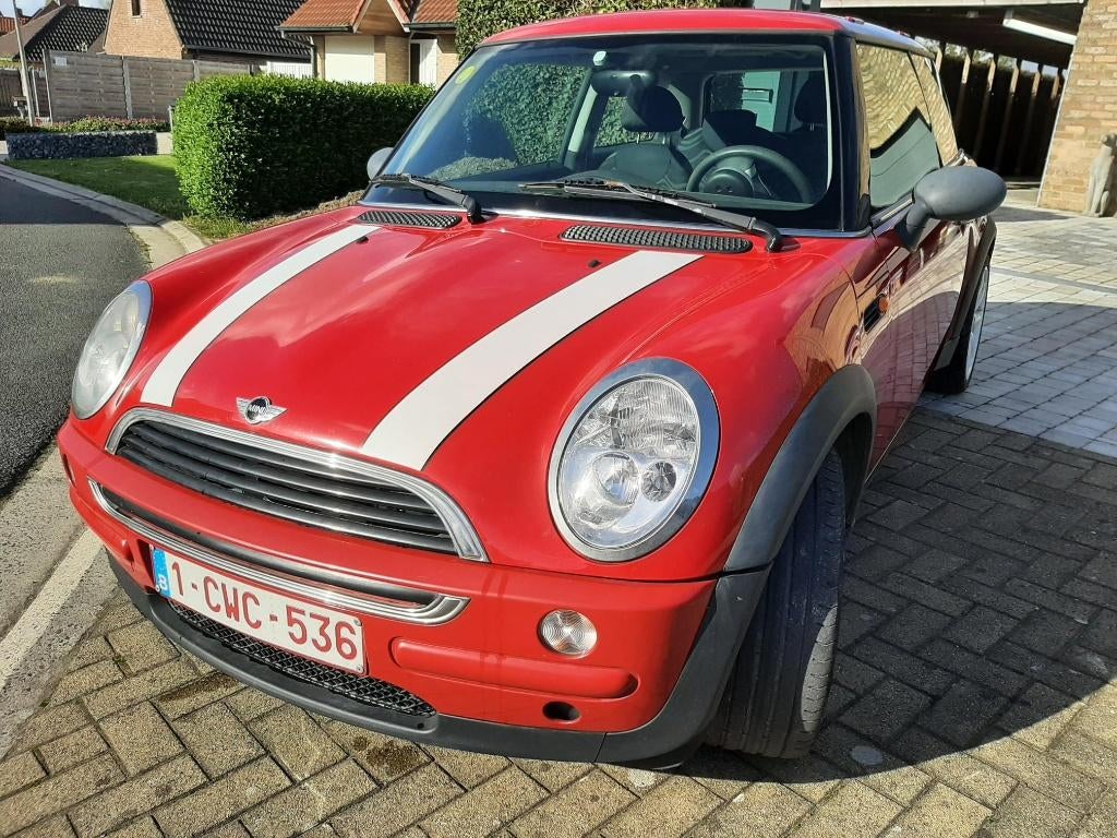 Mini One 2002, Autos, Rouge, Achat, Boîte manuelle, Berline