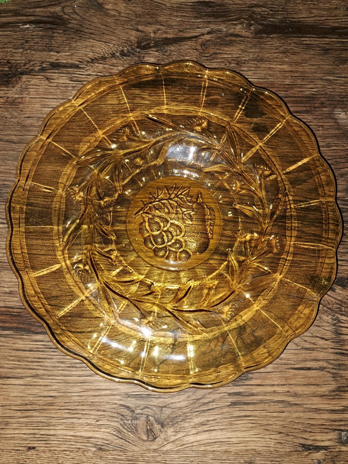 Vintage glazen schaal, Ophalen, Schaal