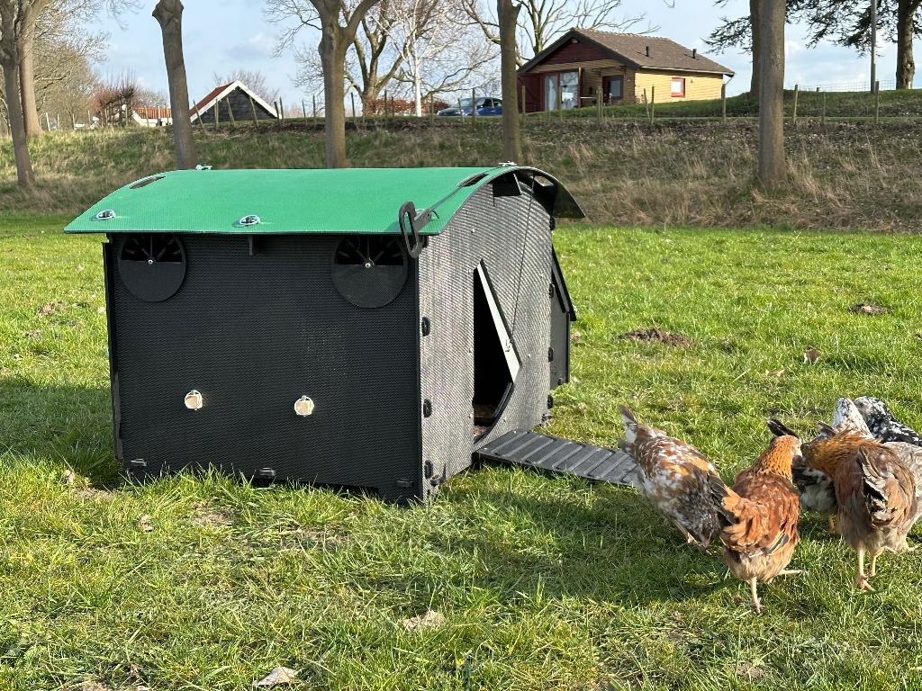 Kunststof Kippenhok – Nestera Large Grondmodel, Dieren en Toebehoren, Pluimvee | Toebehoren, Ophalen of Verzenden, Nieuw, Broedmachine