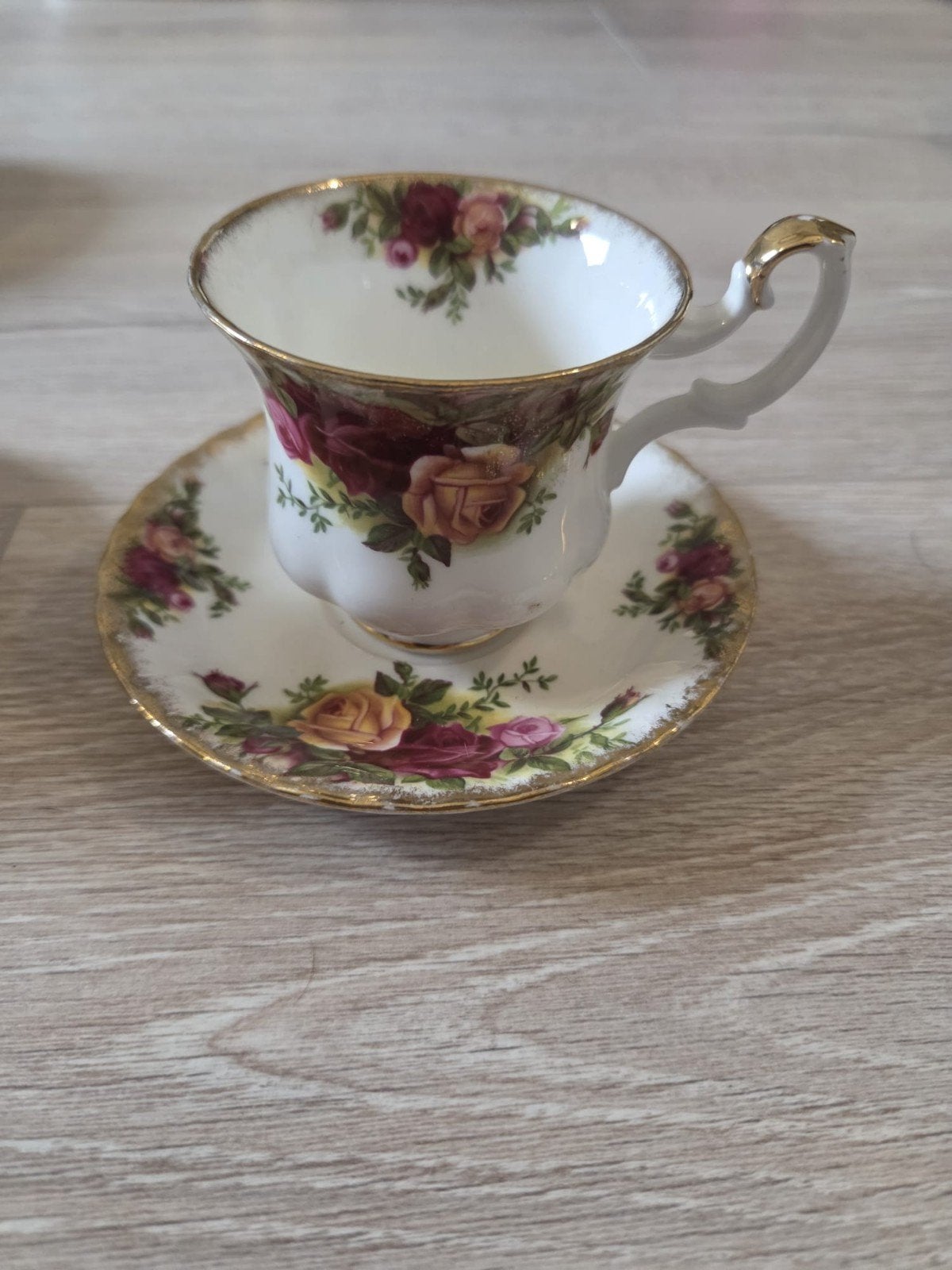 Royal Albert Old Country Roses kop & schotel, Verzamelen, Ophalen