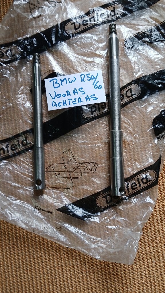 RVS steekas voor en achterwiel BMW R50/60/69S, Ophalen of Verzenden, Nieuw