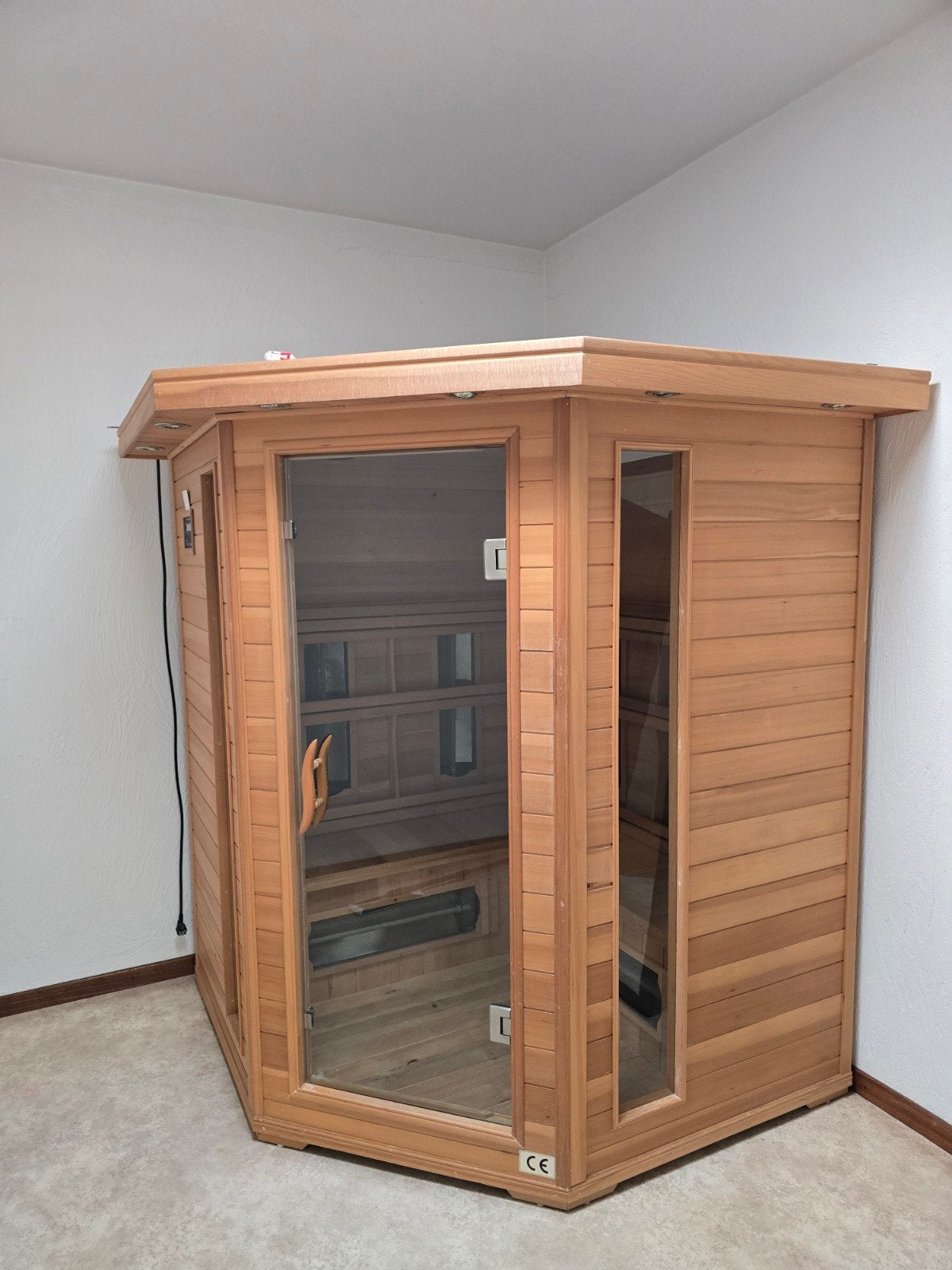 Mooie infrarood sauna – zeer goede staat – compleet, Ophalen, Zo goed als nieuw, Infrarood