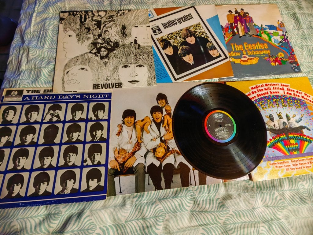 The beatles lot, Cd's en Dvd's, LP, Gebruikt, Ophalen of Verzenden, 12 inch