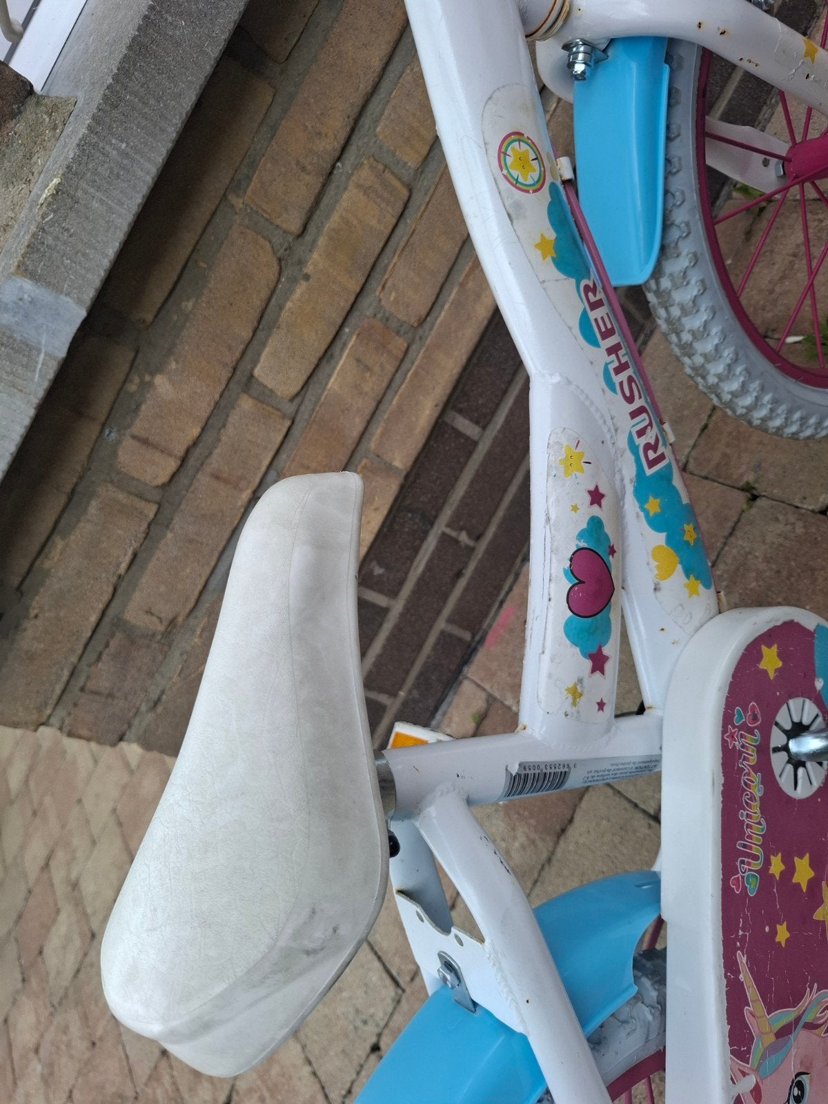Vélo Rusher 16pouces 5/9ans