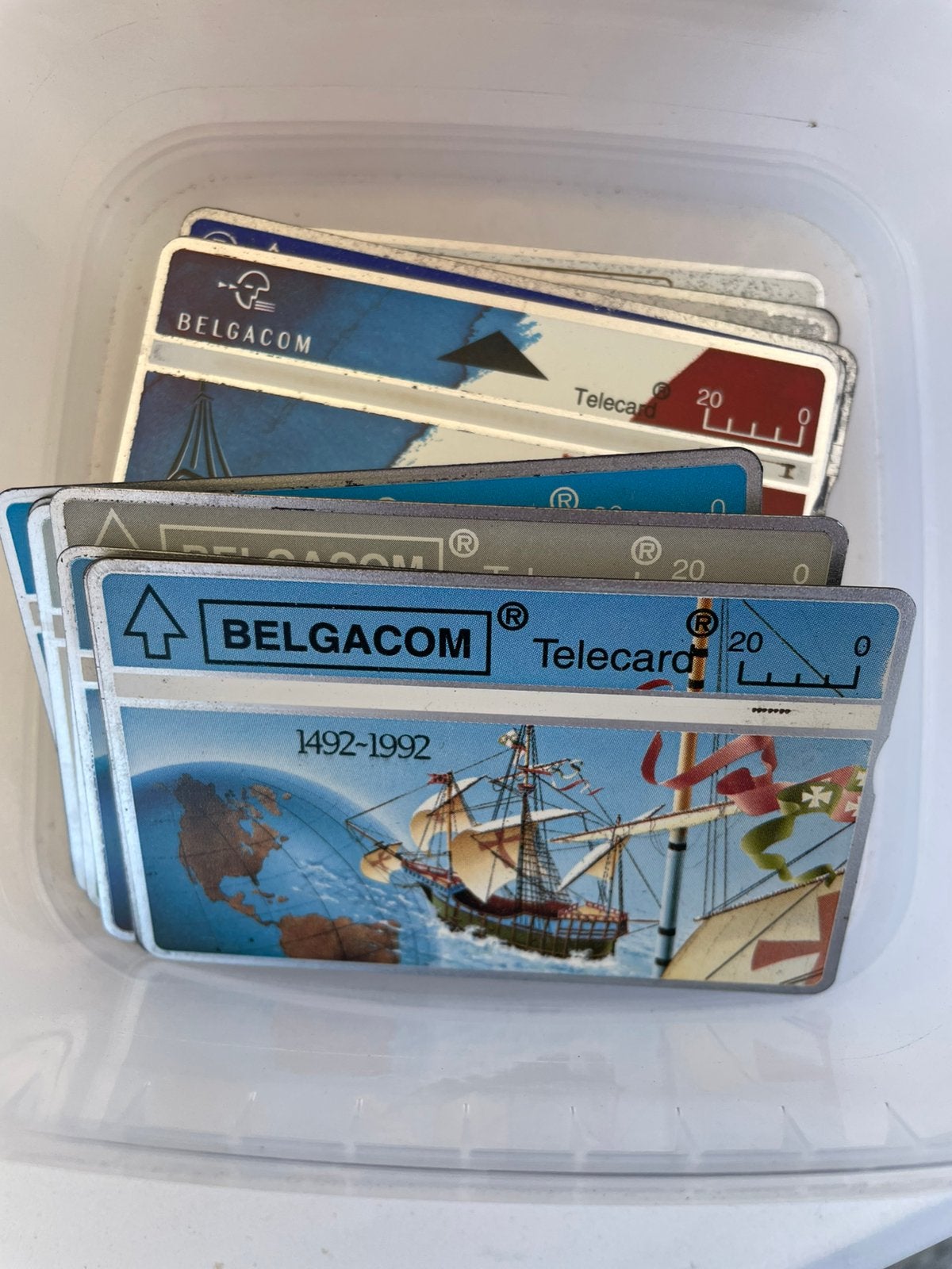 Oude telefoonkaarten +-35 stuks, Verzamelen, Telefoonkaarten, Ophalen of Verzenden