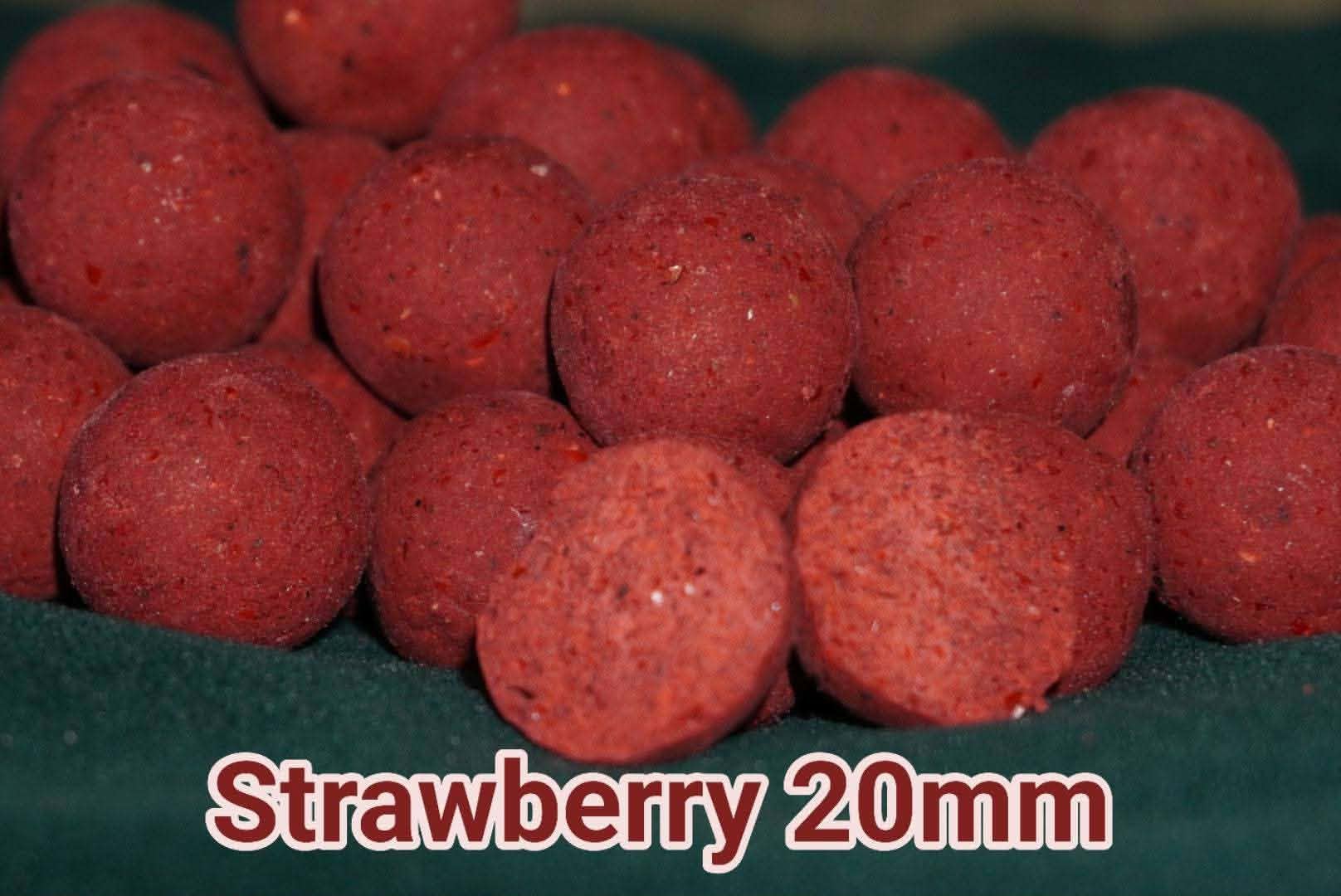 Bouillettes à la fraise 20 mm, Sports nautiques & Bateaux, Pêche à la ligne | Carpes, Enlèvement, Neuf, Autres types