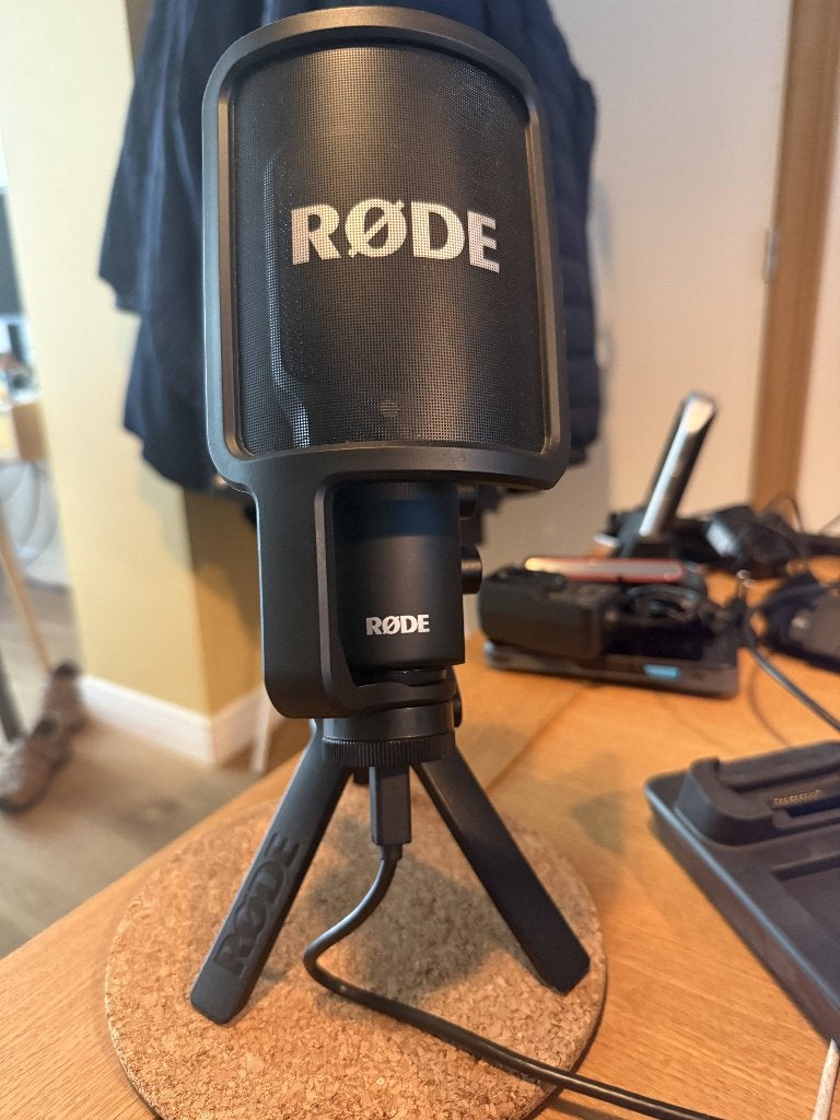 Micro Rode NT-USB, Musique & Instruments, Microphones, Enlèvement, Comme neuf, Autres types
