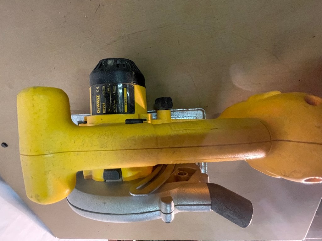 dewalt dw936 cirkelzaag machine, Enlèvement, Scie circulaire
