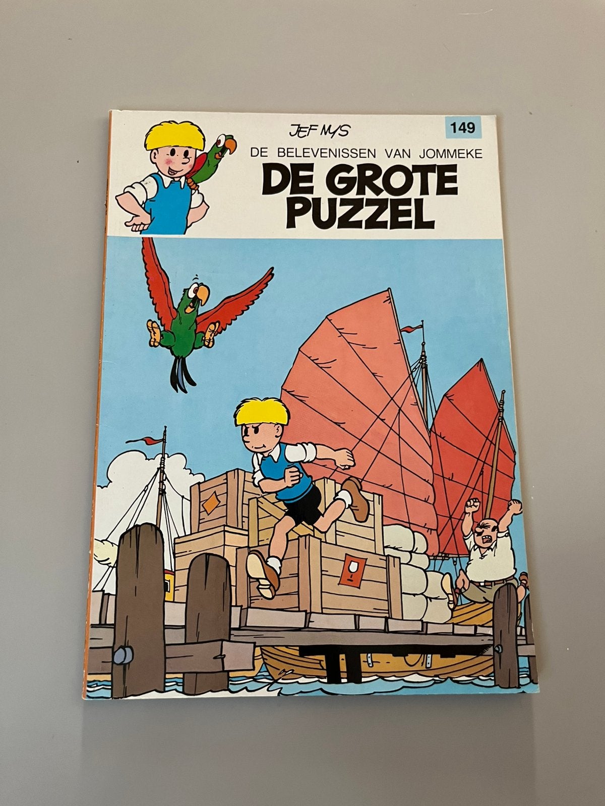 Strip Jommeke De grote puzzel, Eén stripboek, Ophalen of Verzenden, Gelezen