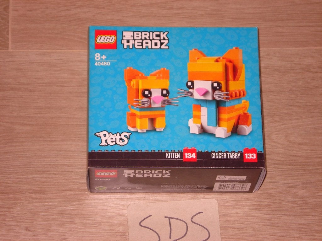 Lego 40480 Rode gestreepte kat (nieuw in doos), Kinderen en Baby's, Speelgoed | Duplo en Lego, BrickHeadz, Lego, Nieuw, Ophalen of Verzenden