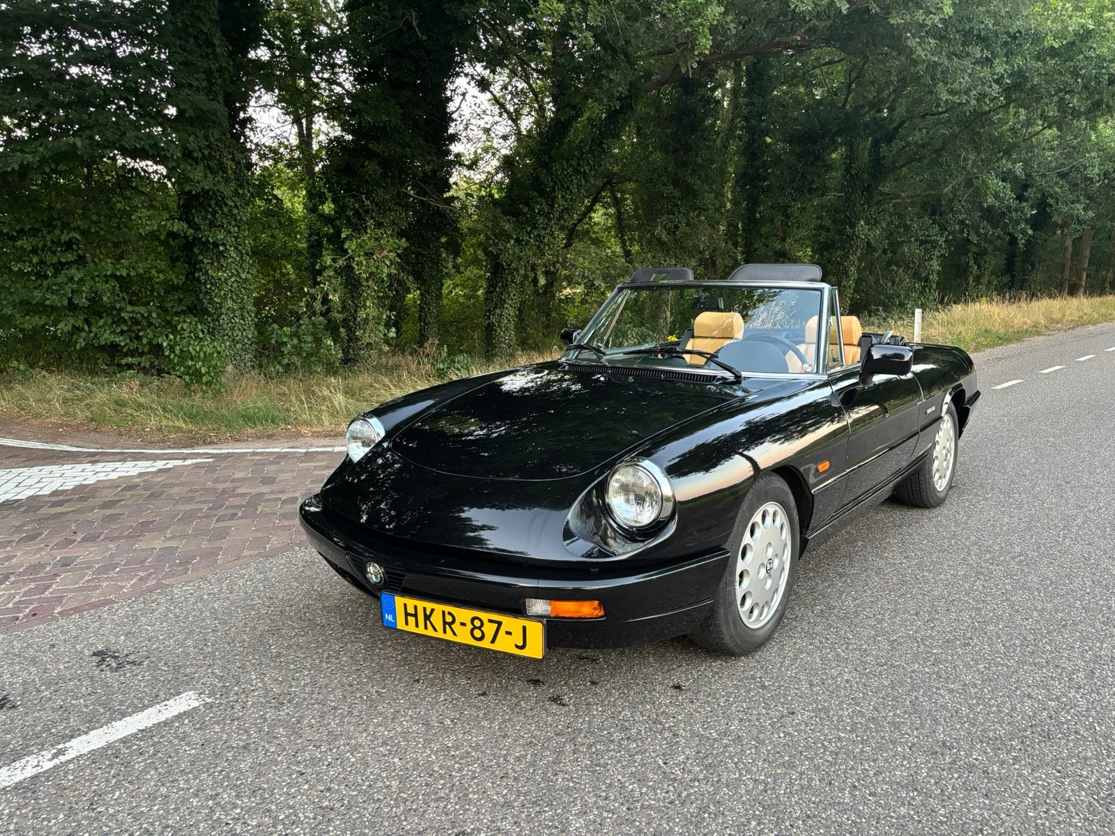 Alfa romeo spider, slechts 30000km 1e eigenaar, Auto's, 100 kW, Achterwielaandrijving, Beige, 4 cilinders