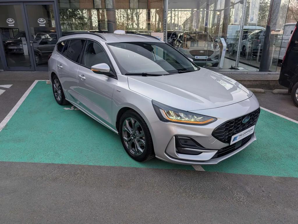 Ford Focus Clipper ST-Line 1.0i Ecob 155pk MildHybrid A7 AUT, Focus, Argent ou Gris, 998 cm³, Noir