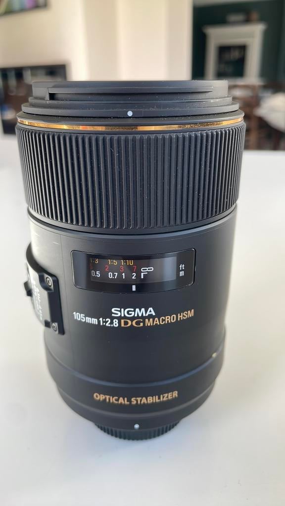 Objectif SIGMA 105mm 1:2.8 DG MACRO HSM, Enlèvement, Comme neuf