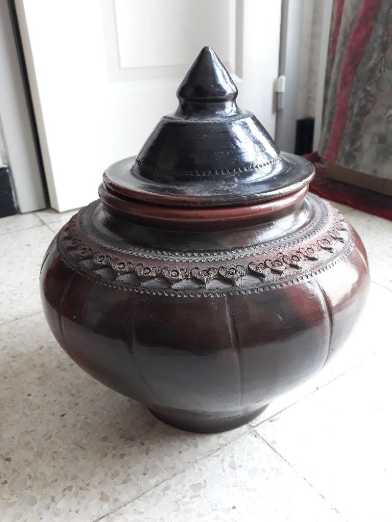 aardewerk pot / urne, Antiek en Kunst, Ophalen of Verzenden