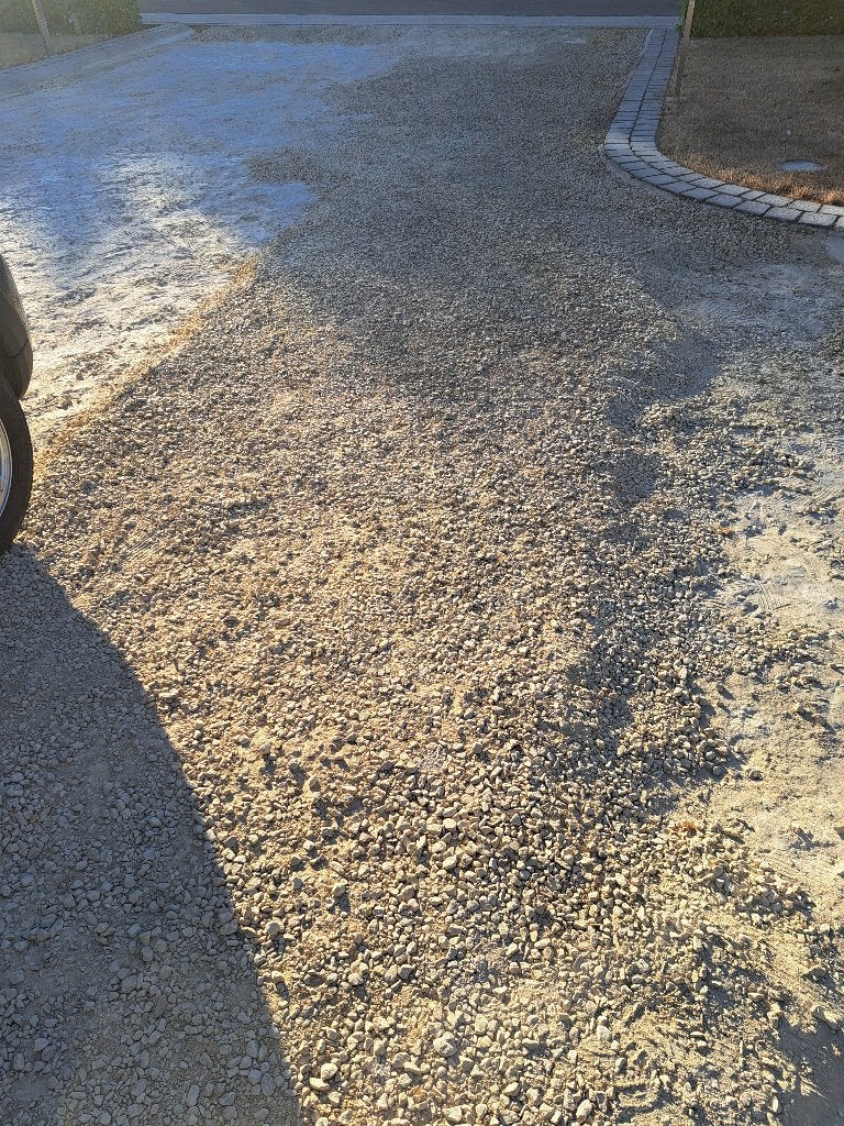 grind, Tuin en Terras, Ophalen, Gebruikt, Geel, Grind
