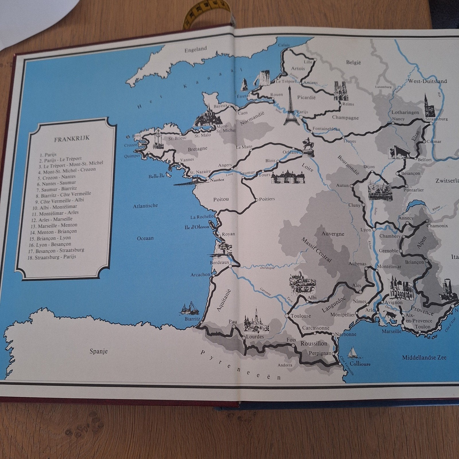 grote reis-encyclopedie van Frankrijk, Enlèvement ou Envoi, France