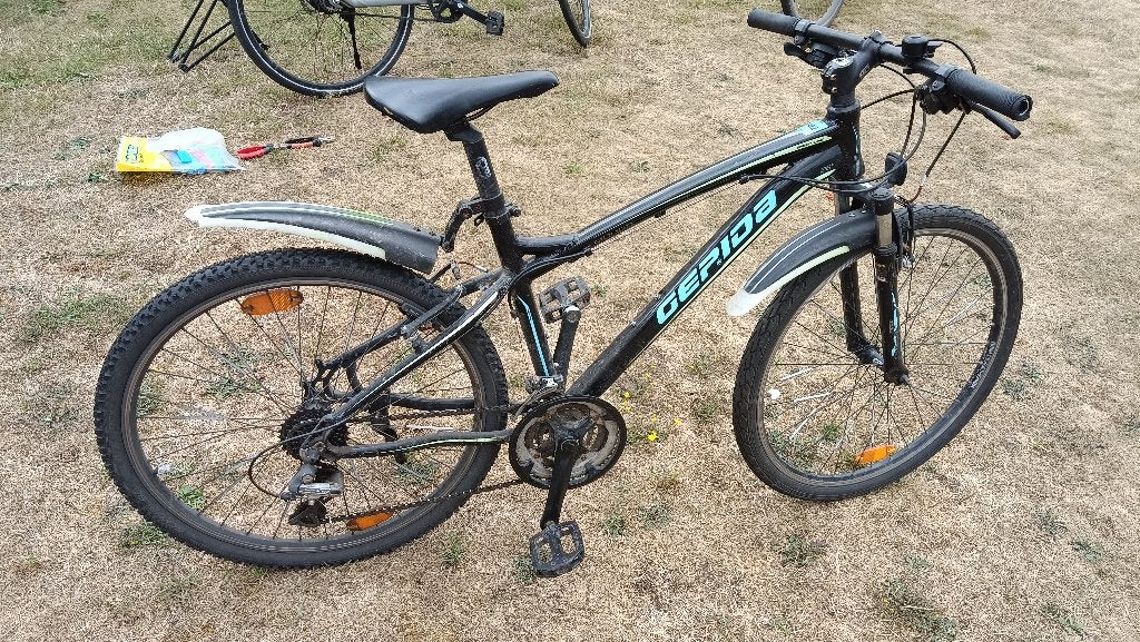jongens mountainbike 26 inch, Fietsen en Brommers, Gebruikt, Velgrem, Versnellingen, Prestige